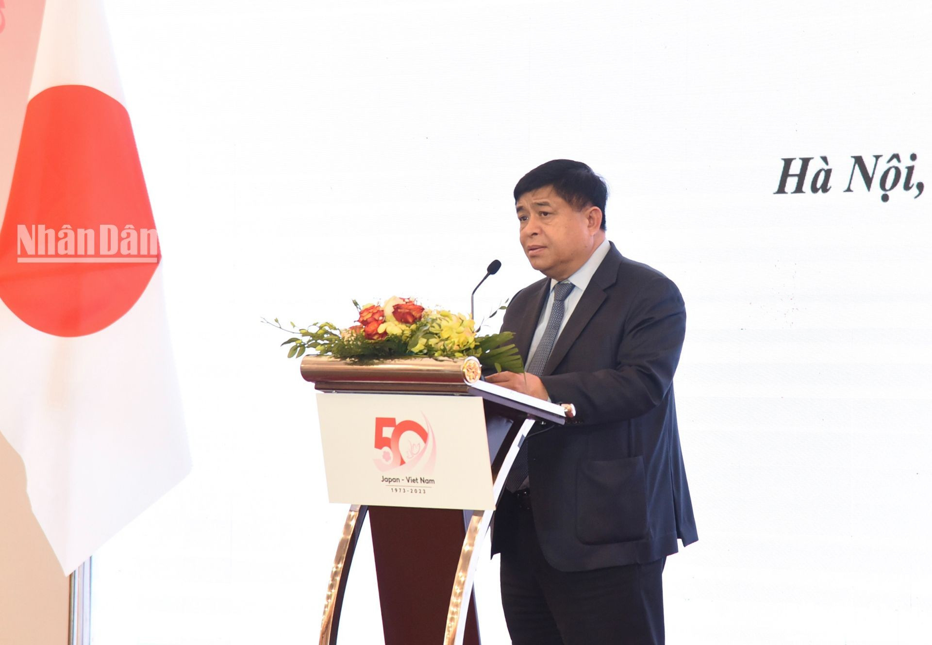 El ministro de Planificación e Inversión, Nguyen Chi Dung, habla sobre la orientación de la fase 9 de la Iniciativa Conjunta Vietnam-Japón.