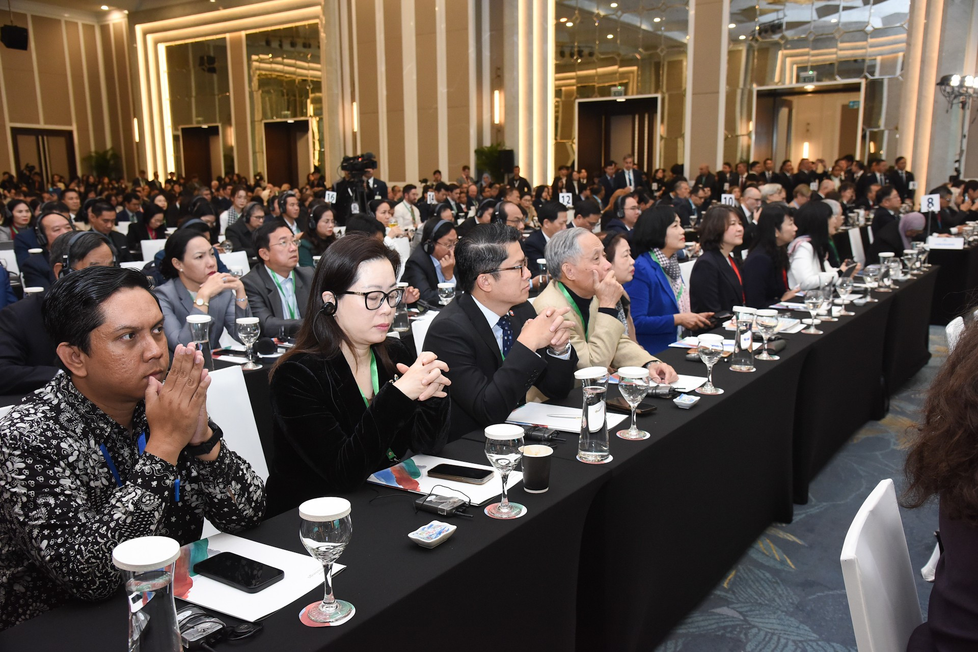 Delegados en la reunión.