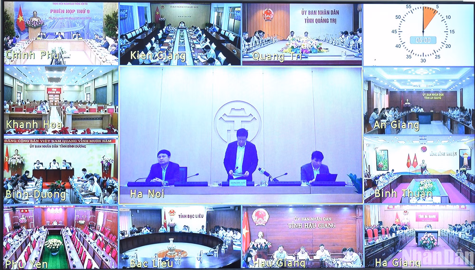La reunión se celebra en persona y virtualmente por videoconferencia con 46 provincias y ciudades del primer nivel administrativo donde se ejecutan los proyectos.