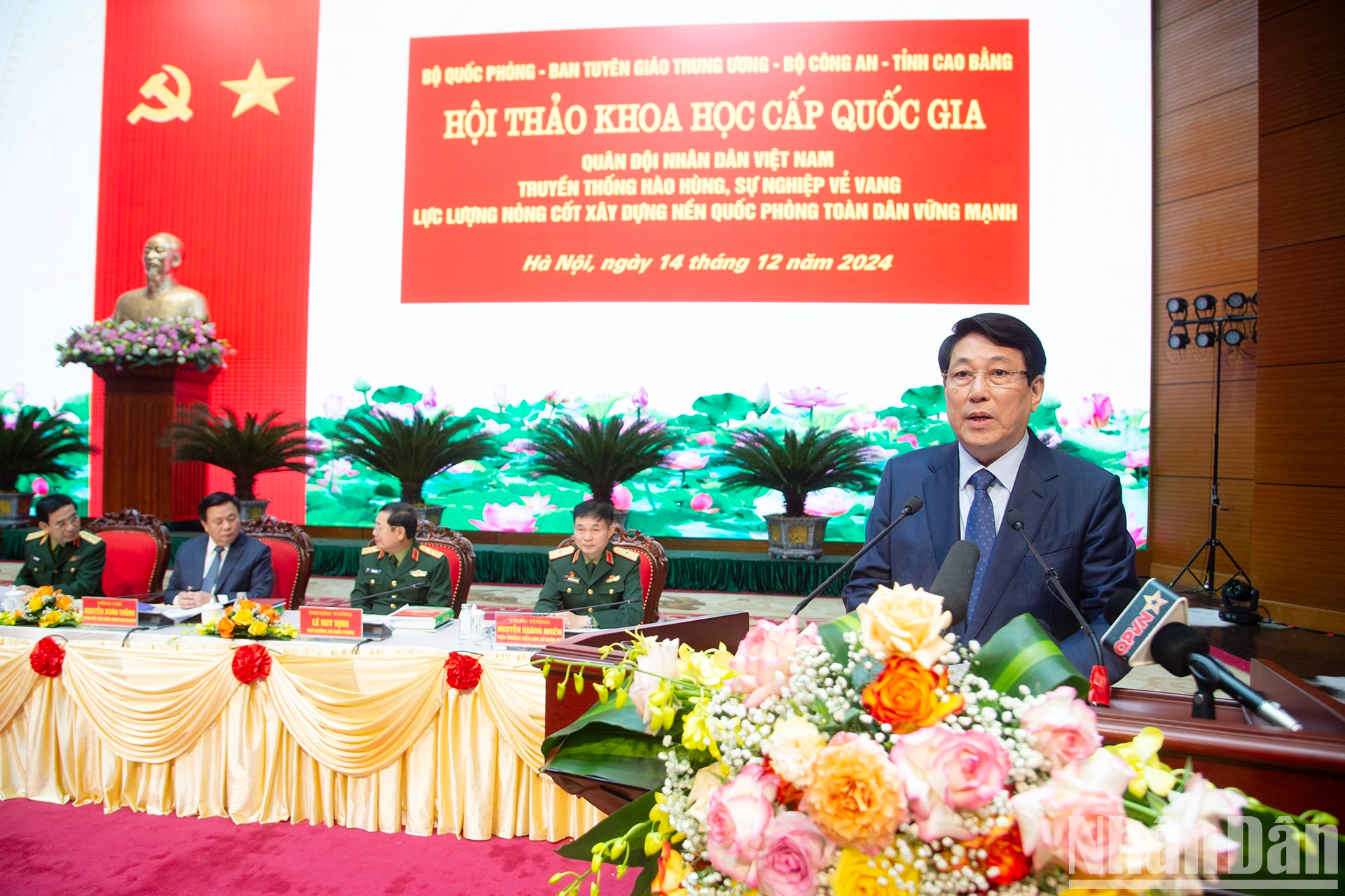 El presidente vietnamita, Luong Cuong, pronuncia un discurso. El presidente vietnamita, Luong Cuong, pronuncia un discurso.