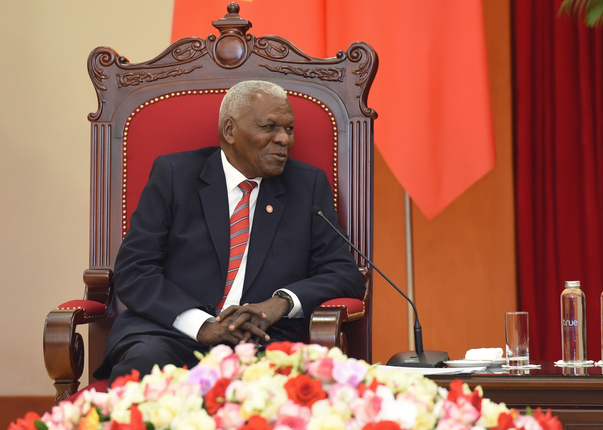 El presidente de la Asamblea Nacional del Poder Popular de Cuba, Esteban Lazo Hernández.