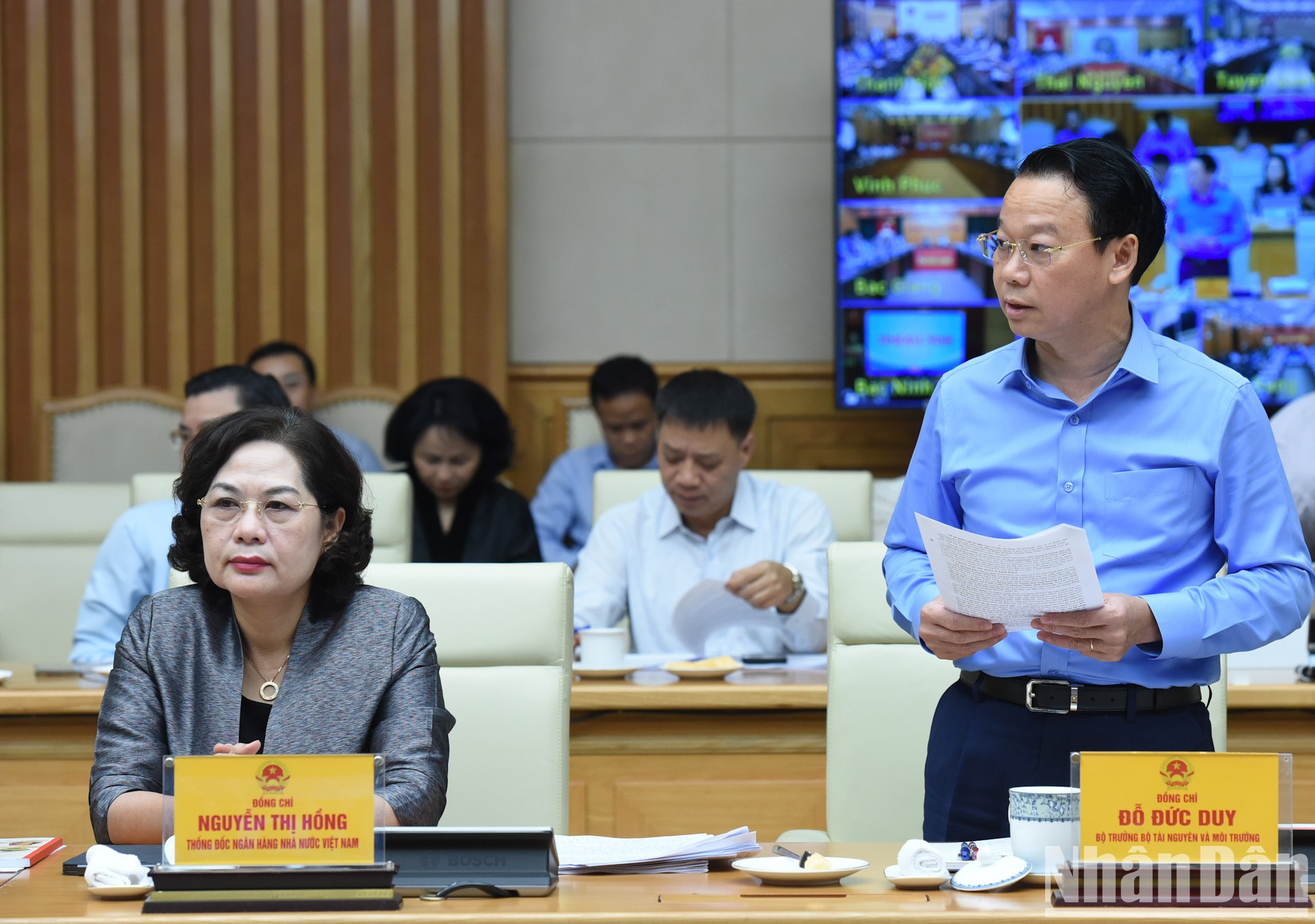 El ministro de Recursos Naturales y Medio Ambiente, Do Duc Duy. El ministro de Recursos Naturales y Medio Ambiente, Do Duc Duy.