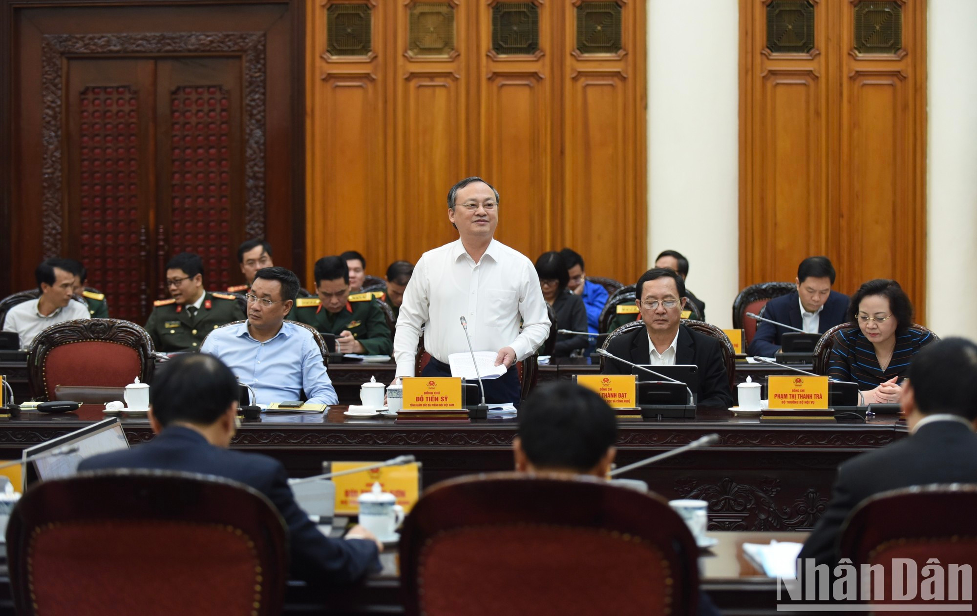 El director general de la Voz de Vietnam, Do Tien Sy. El director general de la Voz de Vietnam, Do Tien Sy.