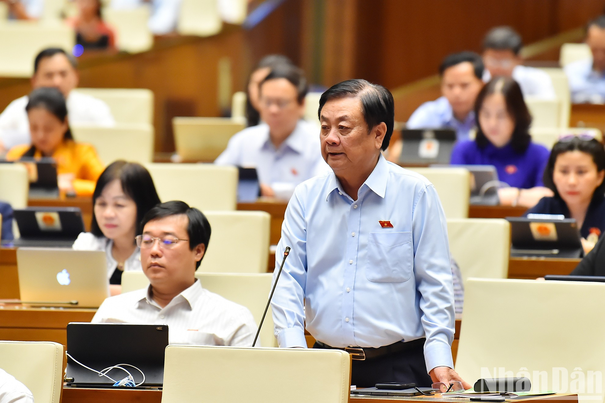 El ministro de Agricultura y Desarrollo Rural, Le Minh Hoan.