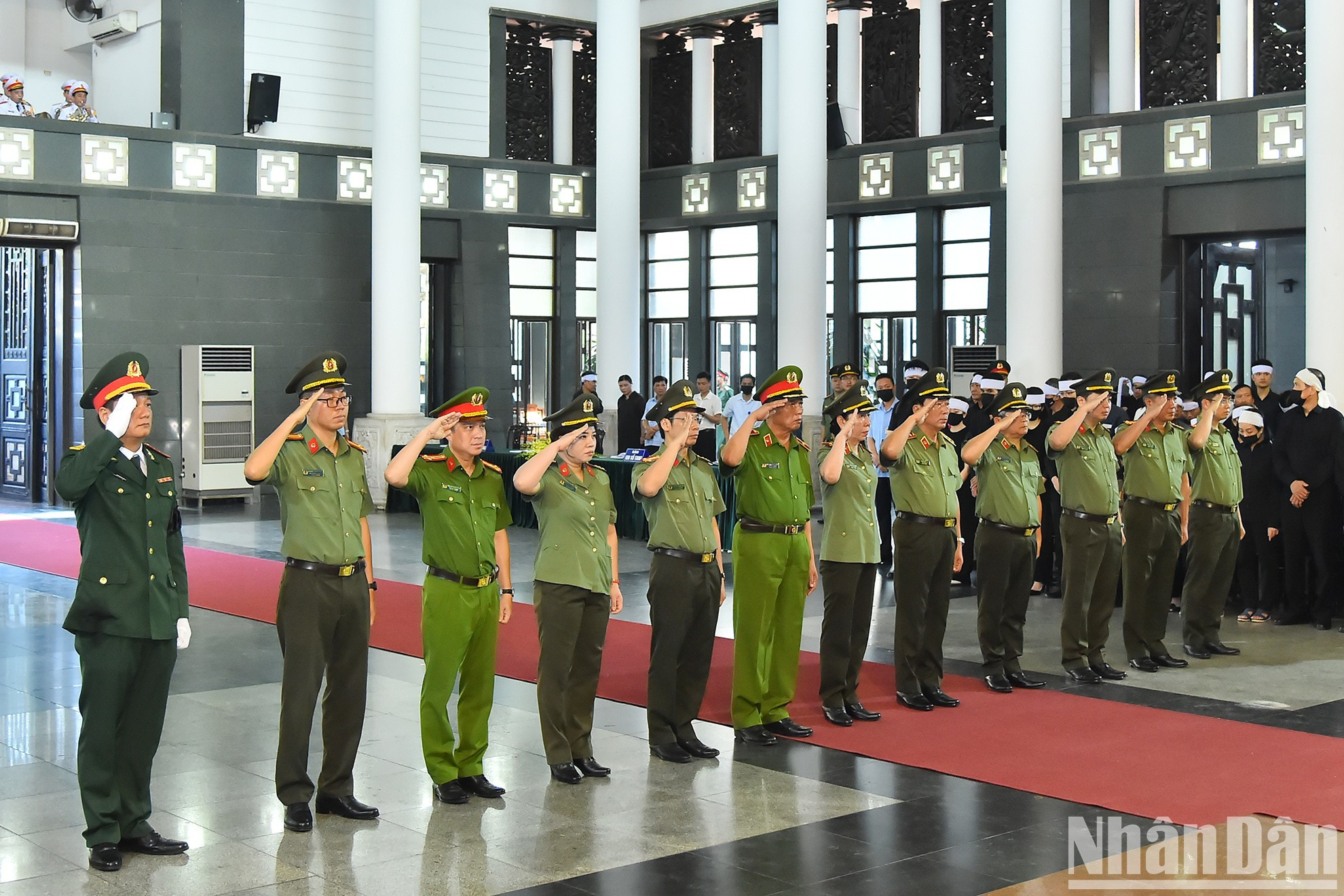 La delegación del Ministerio de Seguridad Pública. La delegación del Ministerio de Seguridad Pública.