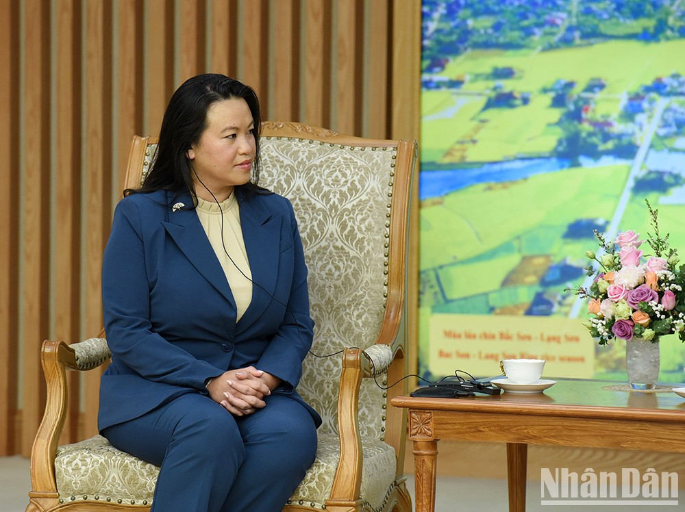 [Foto] Premier vietnamita recibe a una delegación del estado de California ảnh 6