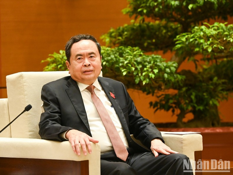 El presidente de la Asamblea Nacional de Vietnam, Tran Thanh Man. El presidente de la Asamblea Nacional de Vietnam, Tran Thanh Man.