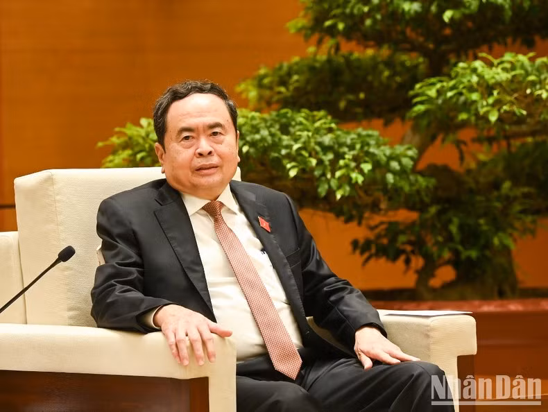 El presidente de la Asamblea Nacional de Vietnam, Tran Thanh Man. El presidente de la Asamblea Nacional de Vietnam, Tran Thanh Man.