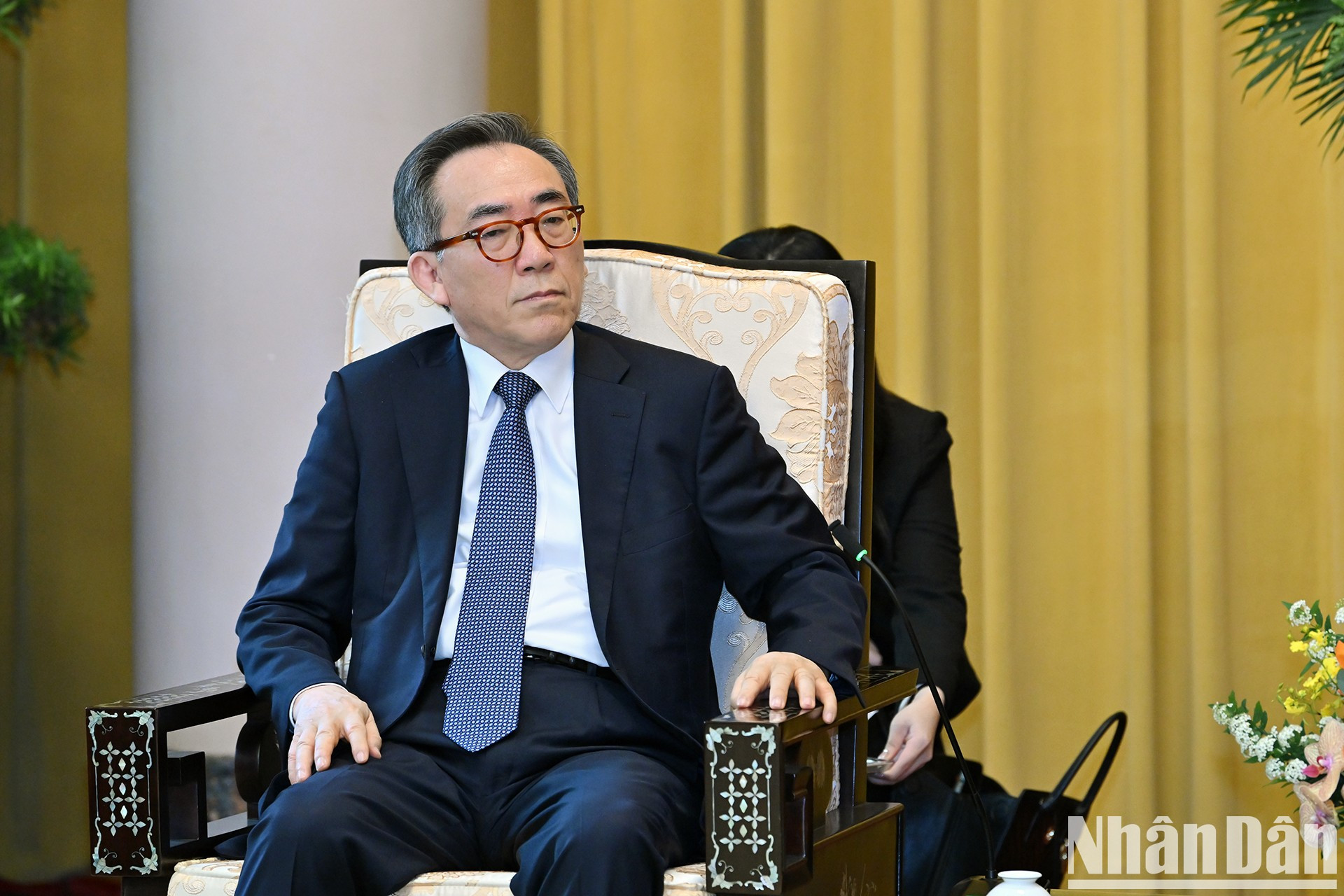 El canciller de Corea del Sur, Cho Tae-yul. El canciller de Corea del Sur, Cho Tae-yul.