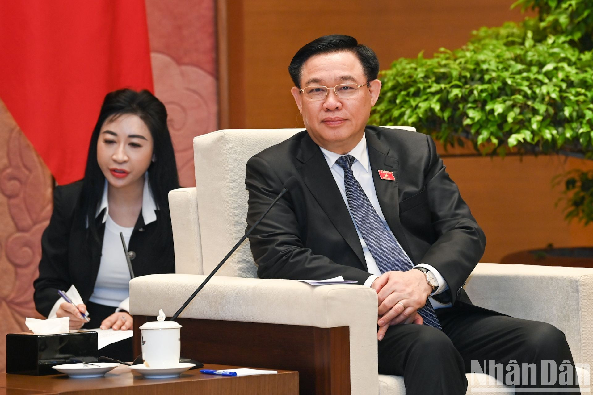 El presidente de la ANV, Vuong Dinh Hue.