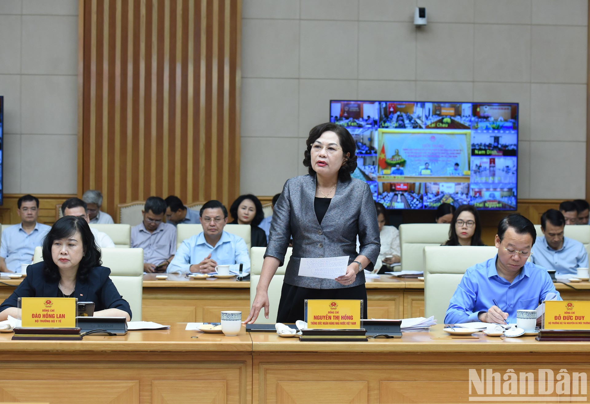 La gobernadora del Banco Estatal, Nguyen Thi Hong. La gobernadora del Banco Estatal, Nguyen Thi Hong.