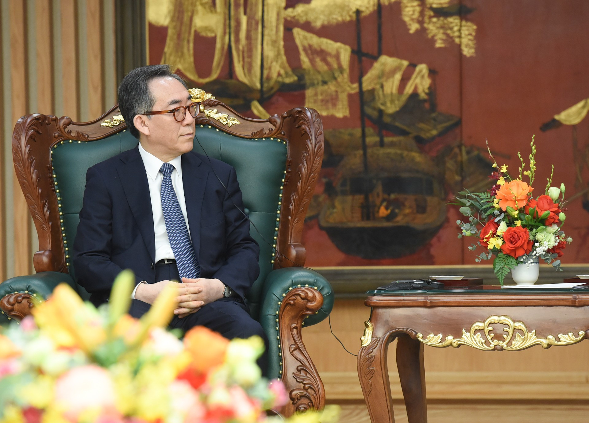 El canciller de Corea del Sur, Cho Tae-yul. El canciller de Corea del Sur, Cho Tae-yul.