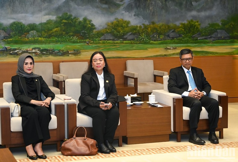 La delegación indonesia en el encuentro. La delegación indonesia en el encuentro.