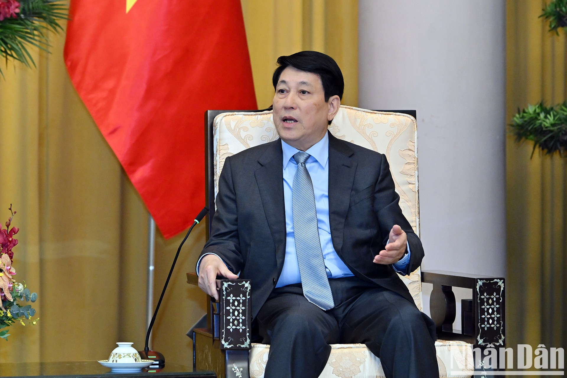 El presidente de Vietnam, Luong Cuong. El presidente de Vietnam, Luong Cuong.