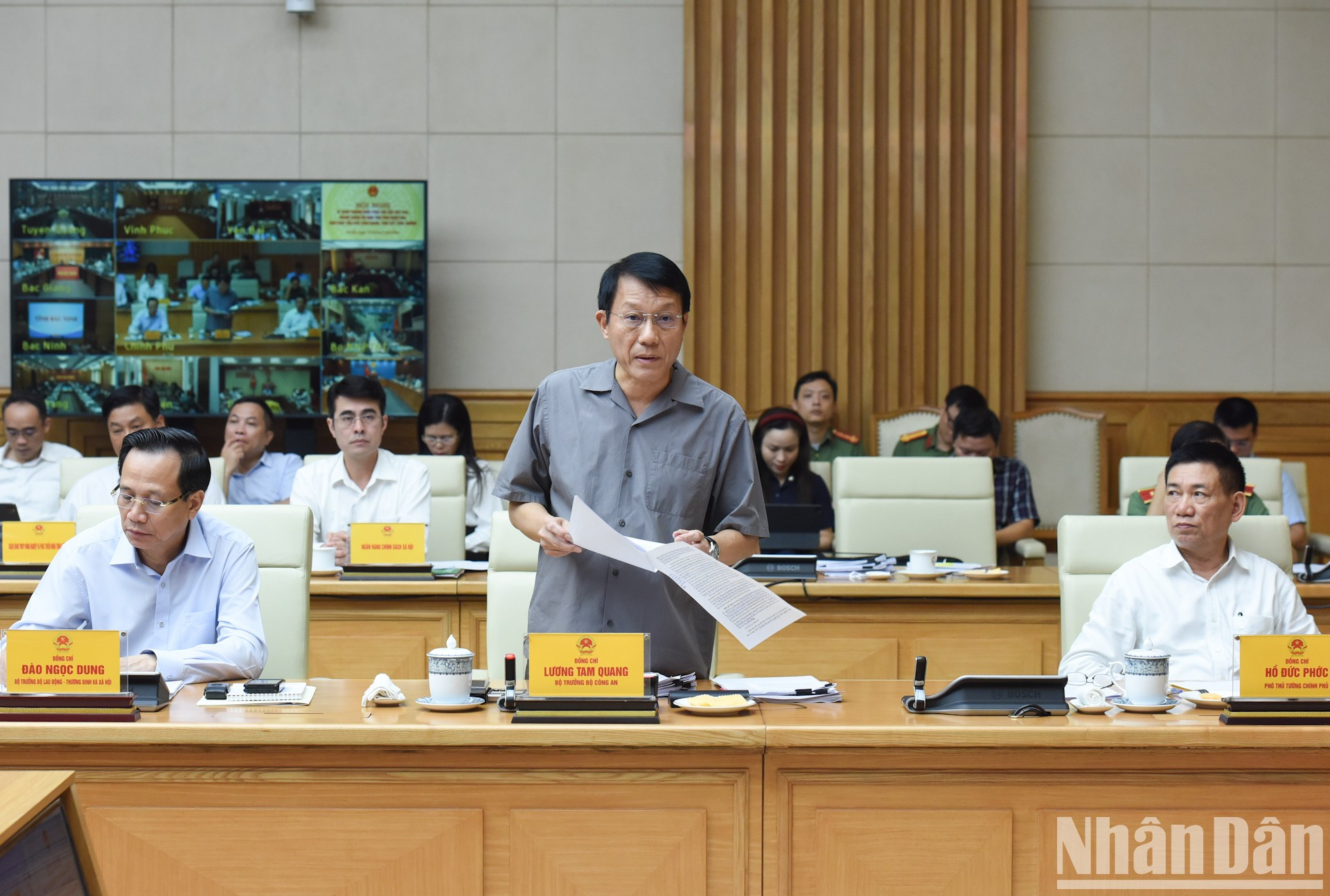 El ministro de Seguridad Pública, Luong Tam Quang. El ministro de Seguridad Pública, Luong Tam Quang.