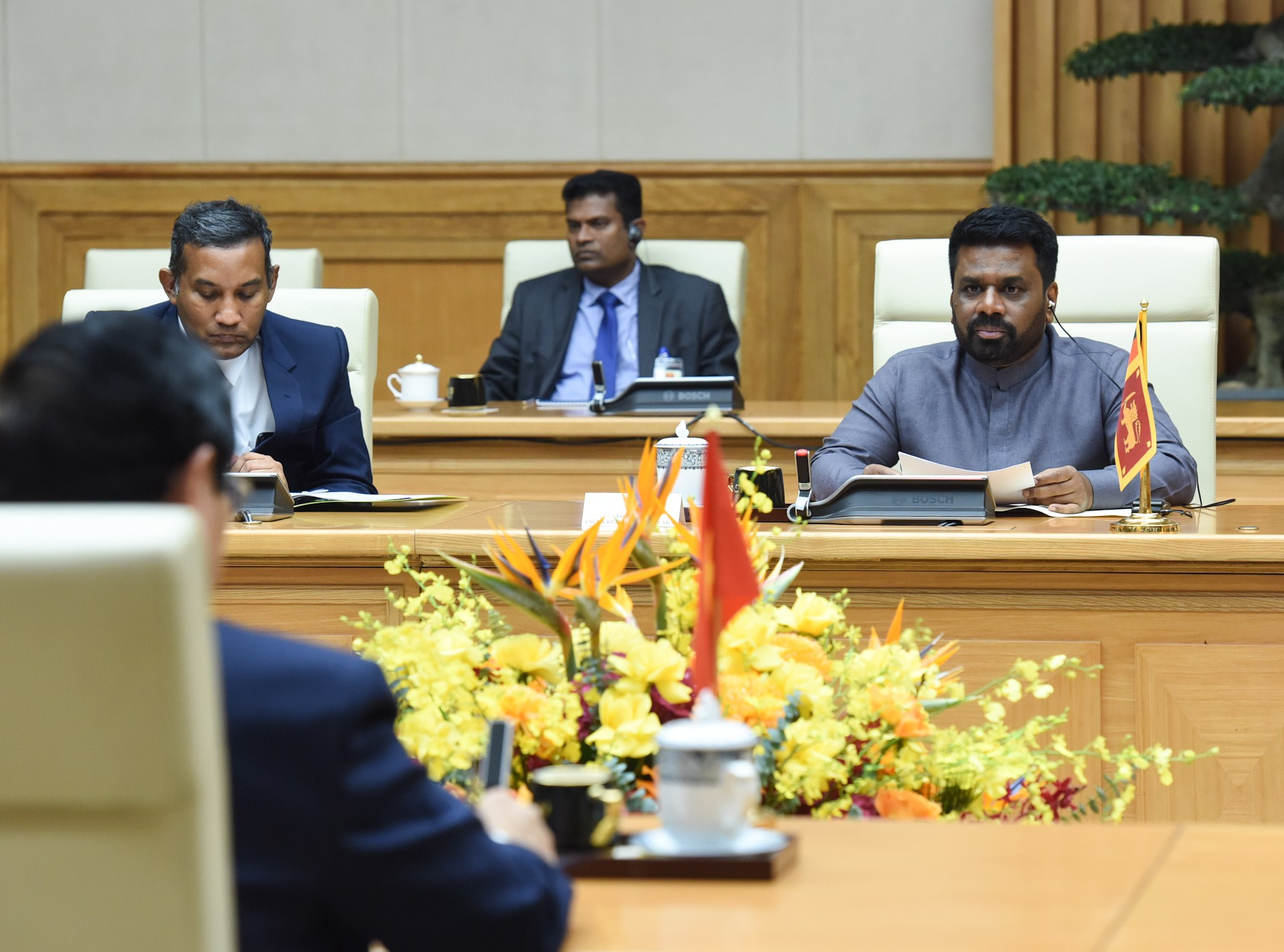 El presidente de Sri Lanka, Anura Kumara Dissanayaka.