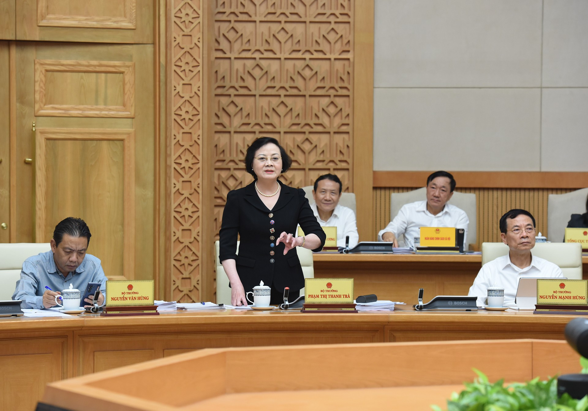 La ministra del Interior, Pham Thi Thanh Tra.