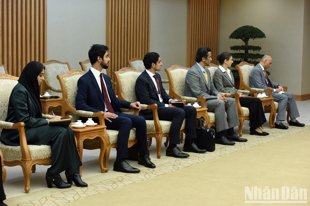 La delegación de la UAE.