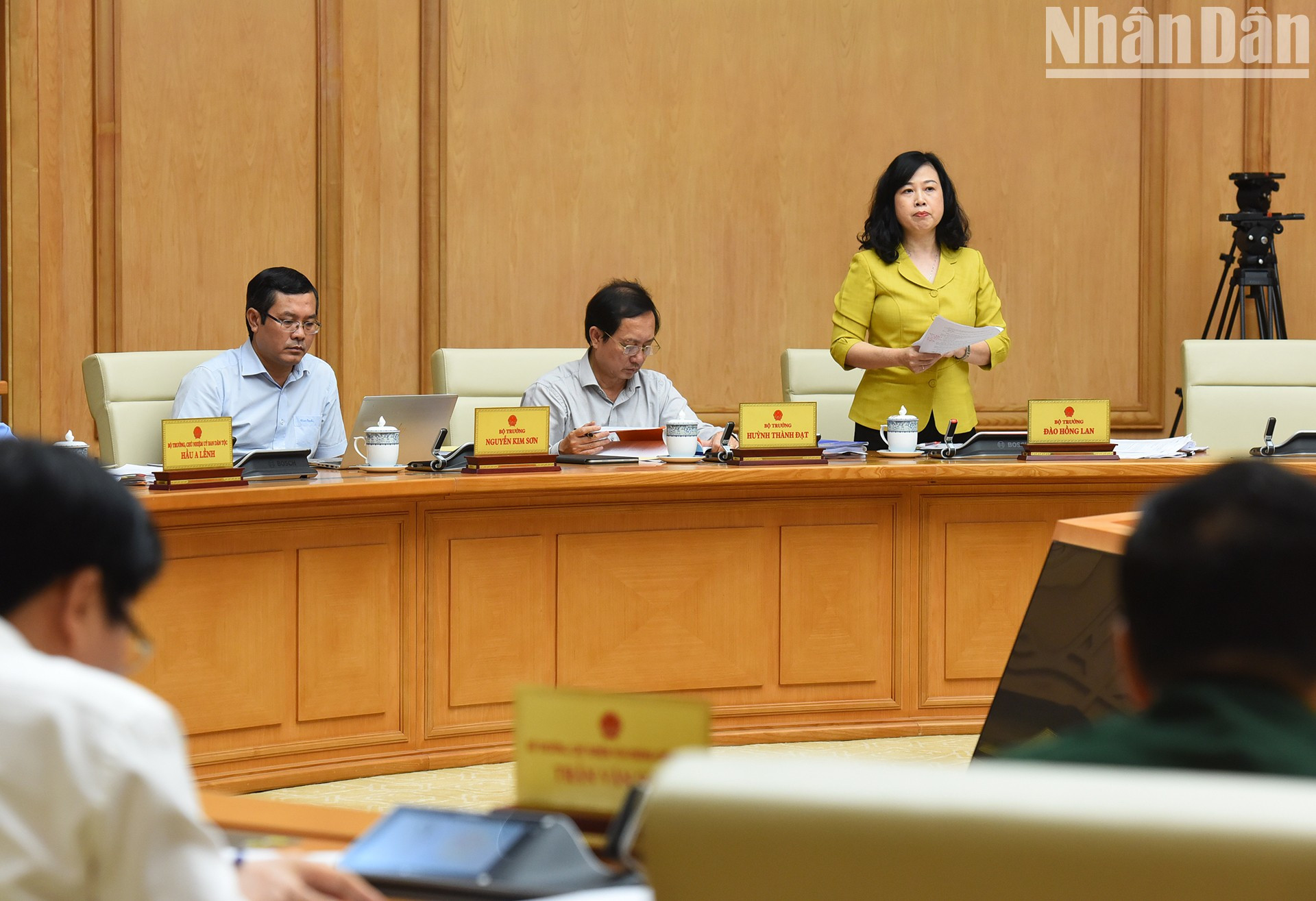 La ministra de Salud, Dao Hong Lan.