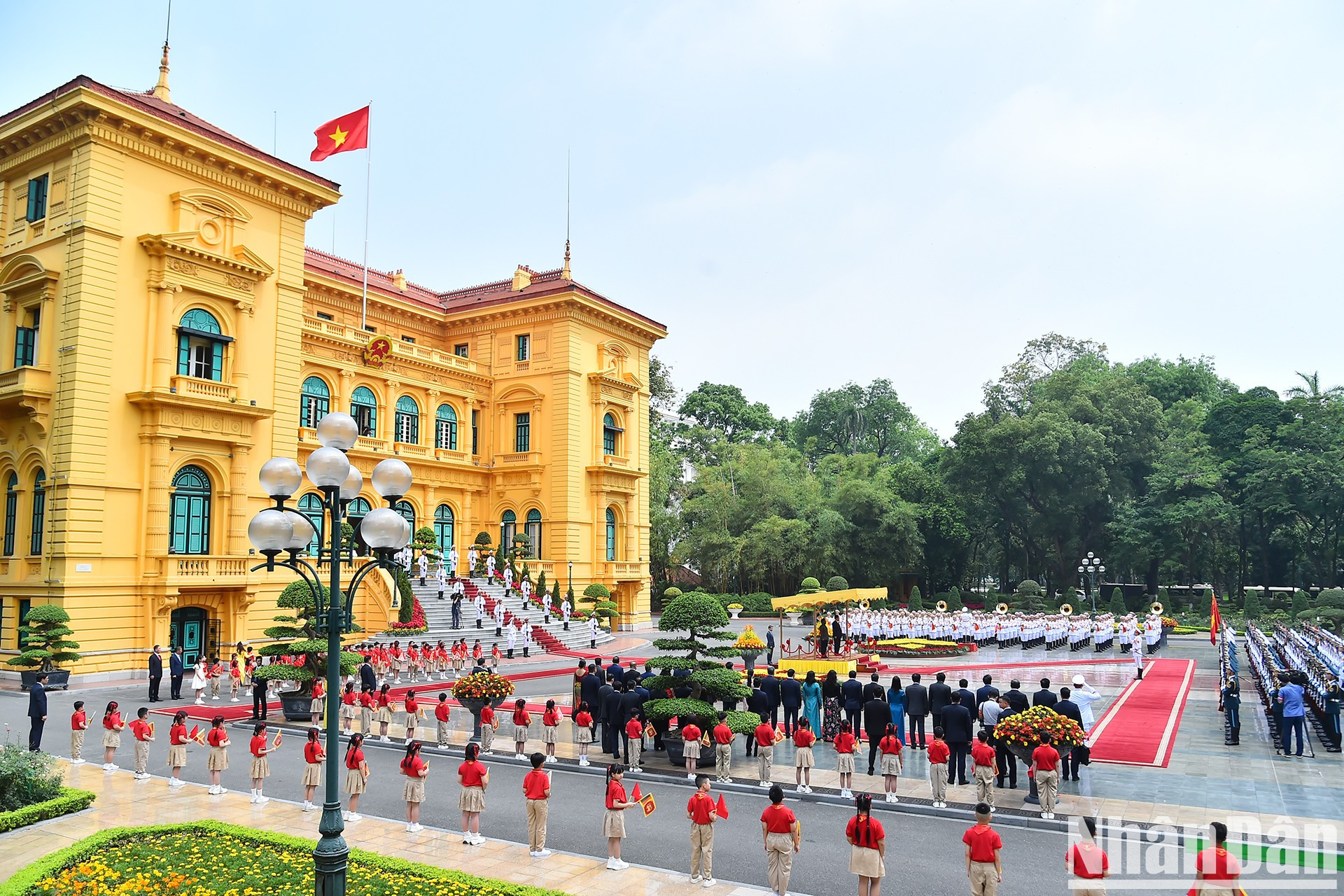 Vista de la ceremonia de bienvenida. Vista de la ceremonia de bienvenida.