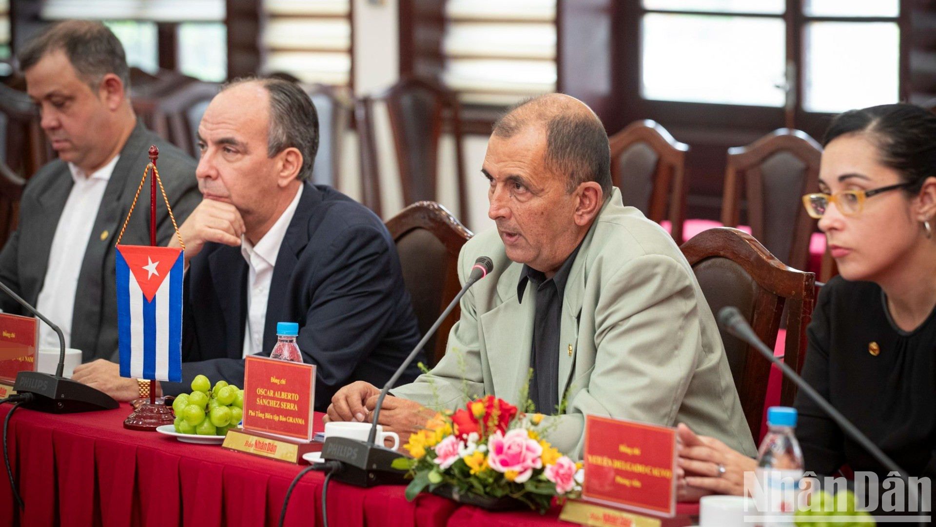 Óscar Alberto Sánchez Serra, subdirector del periódico cubano Granma. Óscar Alberto Sánchez Serra, subdirector del periódico cubano Granma.