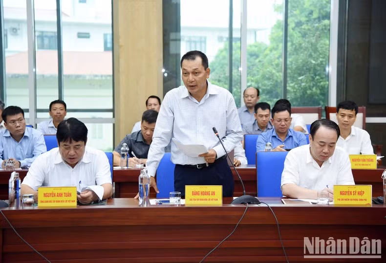 El presidente de la junta directiva de la a Corporación de Electricidad de Vietnam (EVN), Dang Hoang An.