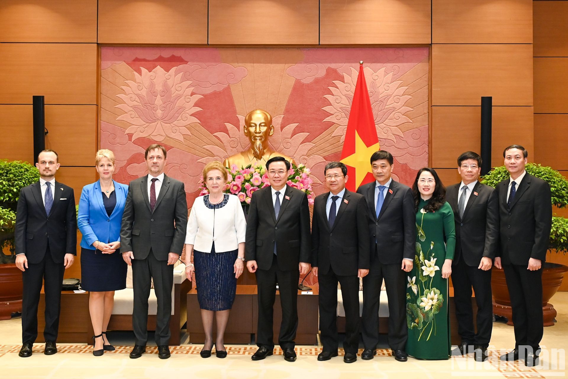 Los delegados en la reunión.