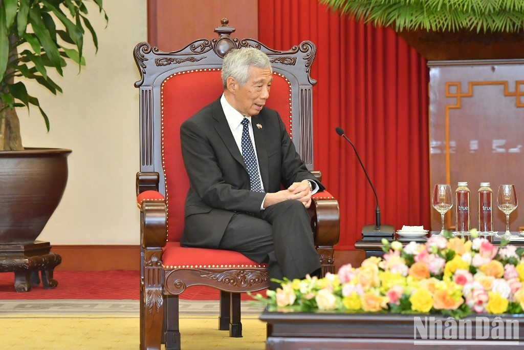 El premier singapurense, Lee Hsien Loong.