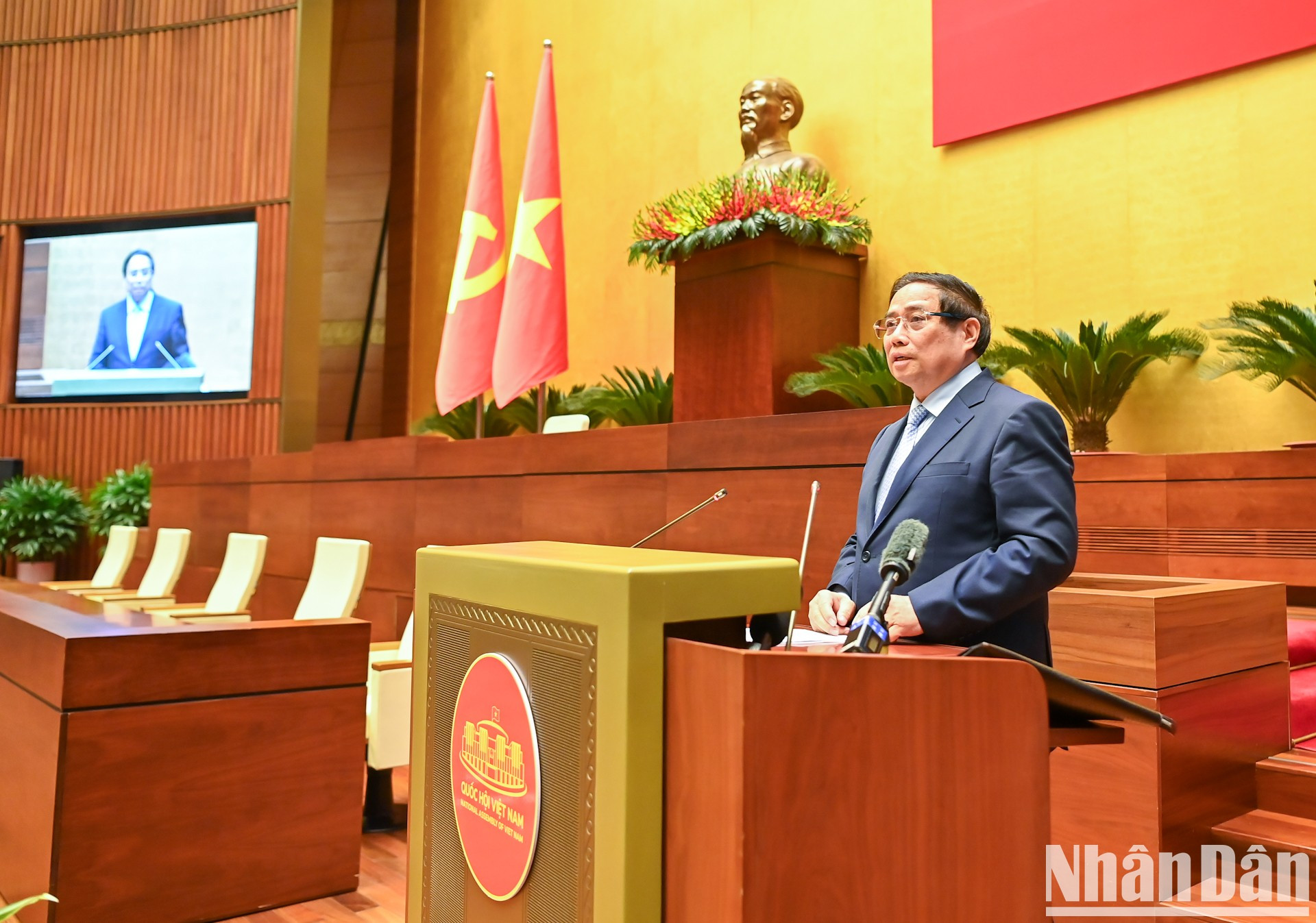 El premier Pham Minh Chinh habla de los borradores de documentos que se presentarán al XIV Congreso Nacional del Partido Comunista de Vietnam. El premier Pham Minh Chinh habla de los borradores de documentos que se presentarán al XIV Congreso Nacional del Partido Comunista de Vietnam.