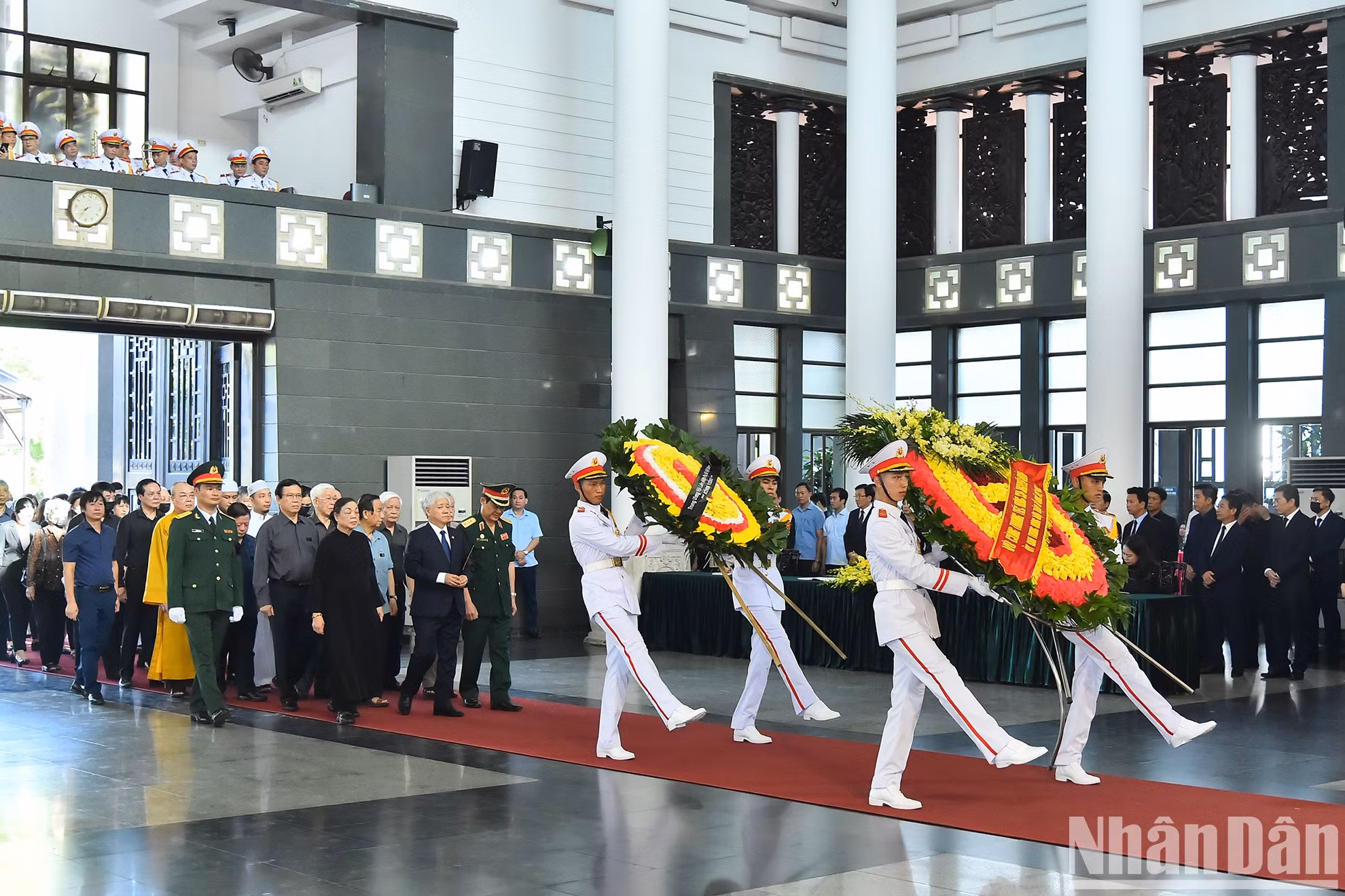 La delegación del Frente de la Patria de Vietnam.