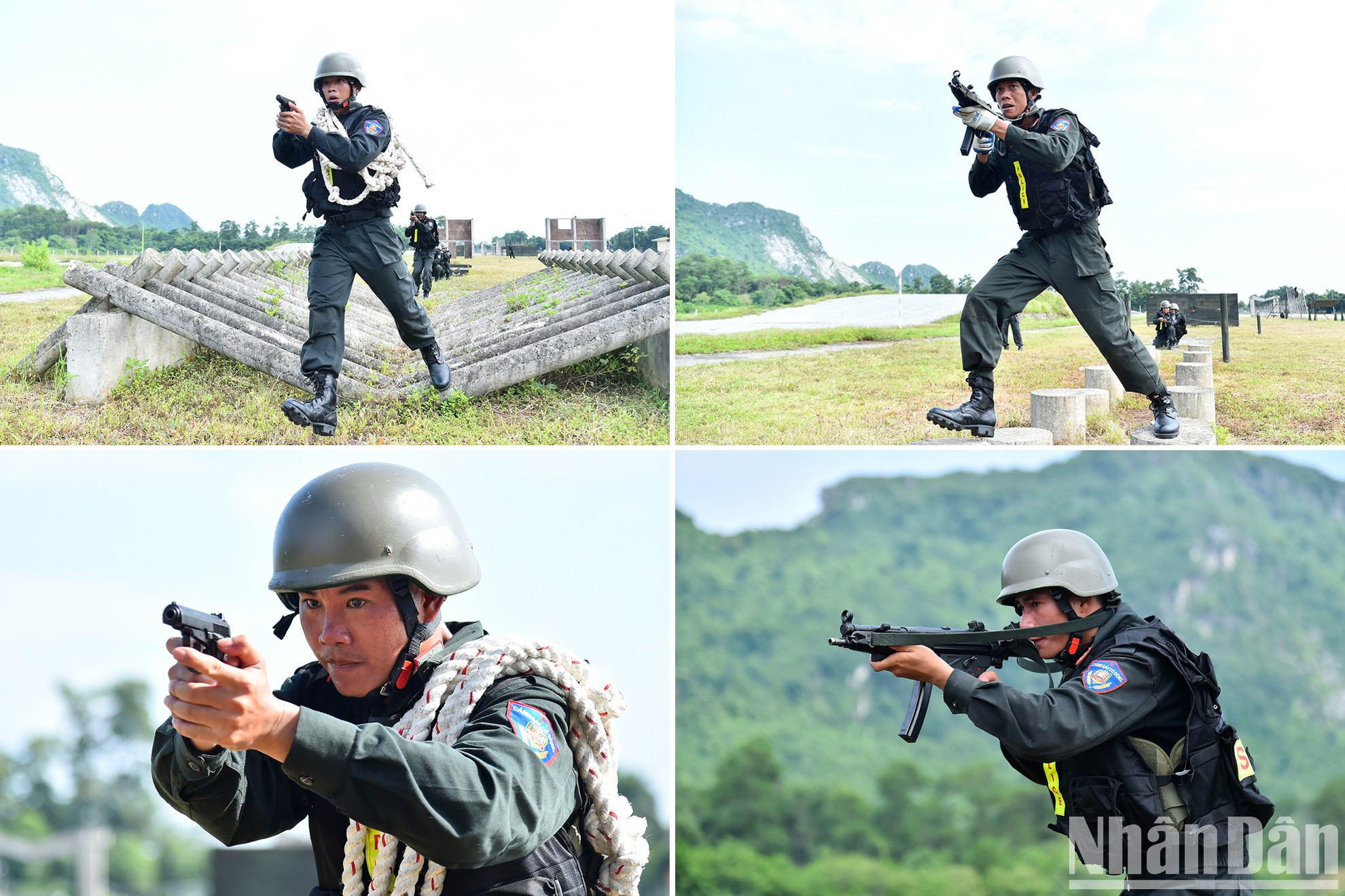 Se trata de una sesión de entrenamiento especial para mejorar la combatividad y la rápida movilidad para llevar a cabo la tarea de prevenir y reprimir rápidamente delitos terroristas y secuestro de rehenes. Se trata de una sesión de entrenamiento especial para mejorar la combatividad y la rápida movilidad para llevar a cabo la tarea de prevenir y reprimir rápidamente delitos terroristas y secuestro de rehenes.