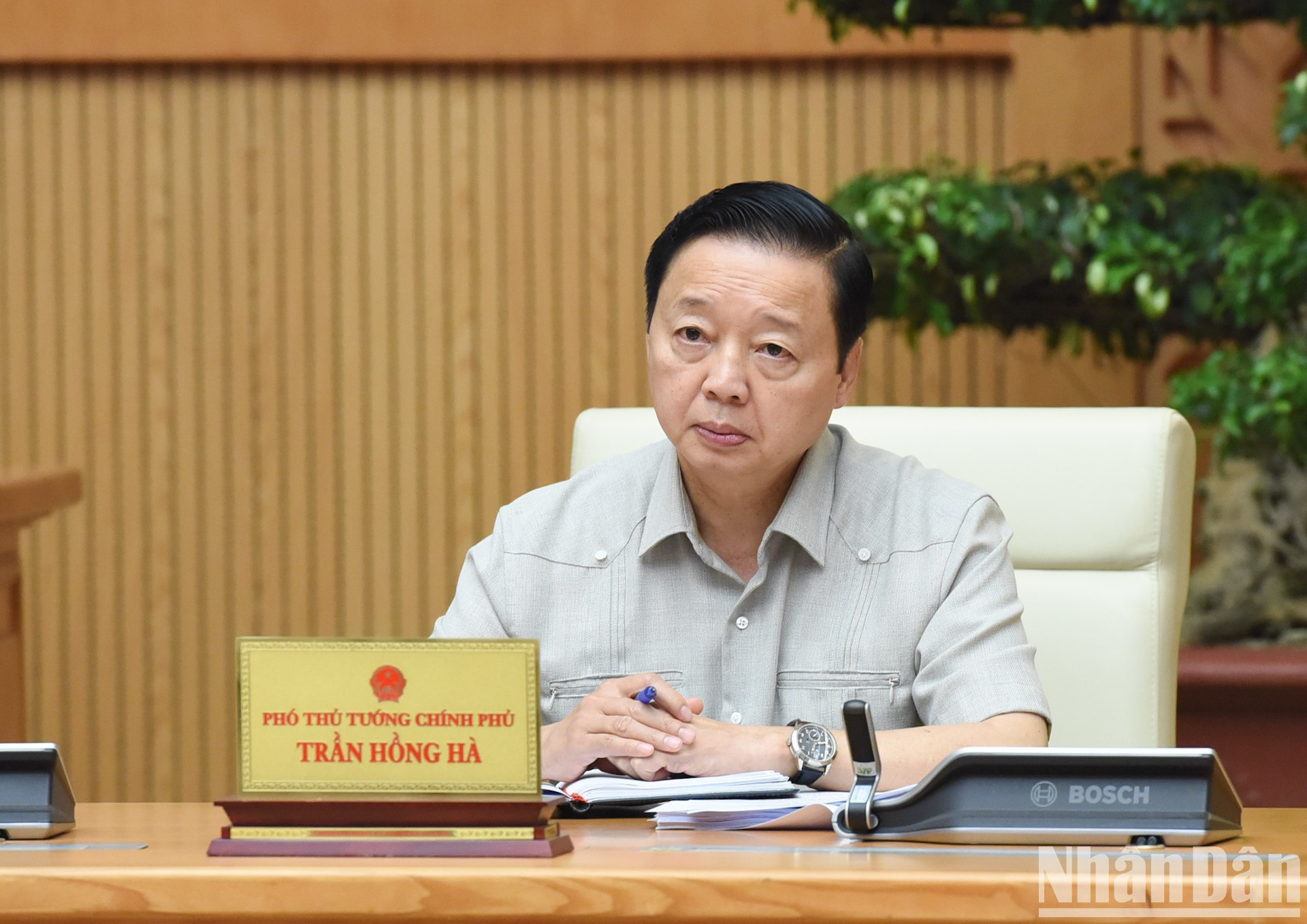 El subjefe del Gobierno vietnamita Tran Hong Ha. El subjefe del Gobierno vietnamita Tran Hong Ha.