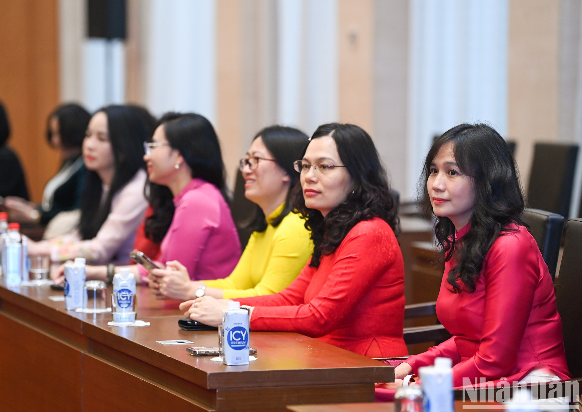 Las delegadas en la cita. Las delegadas en la cita.