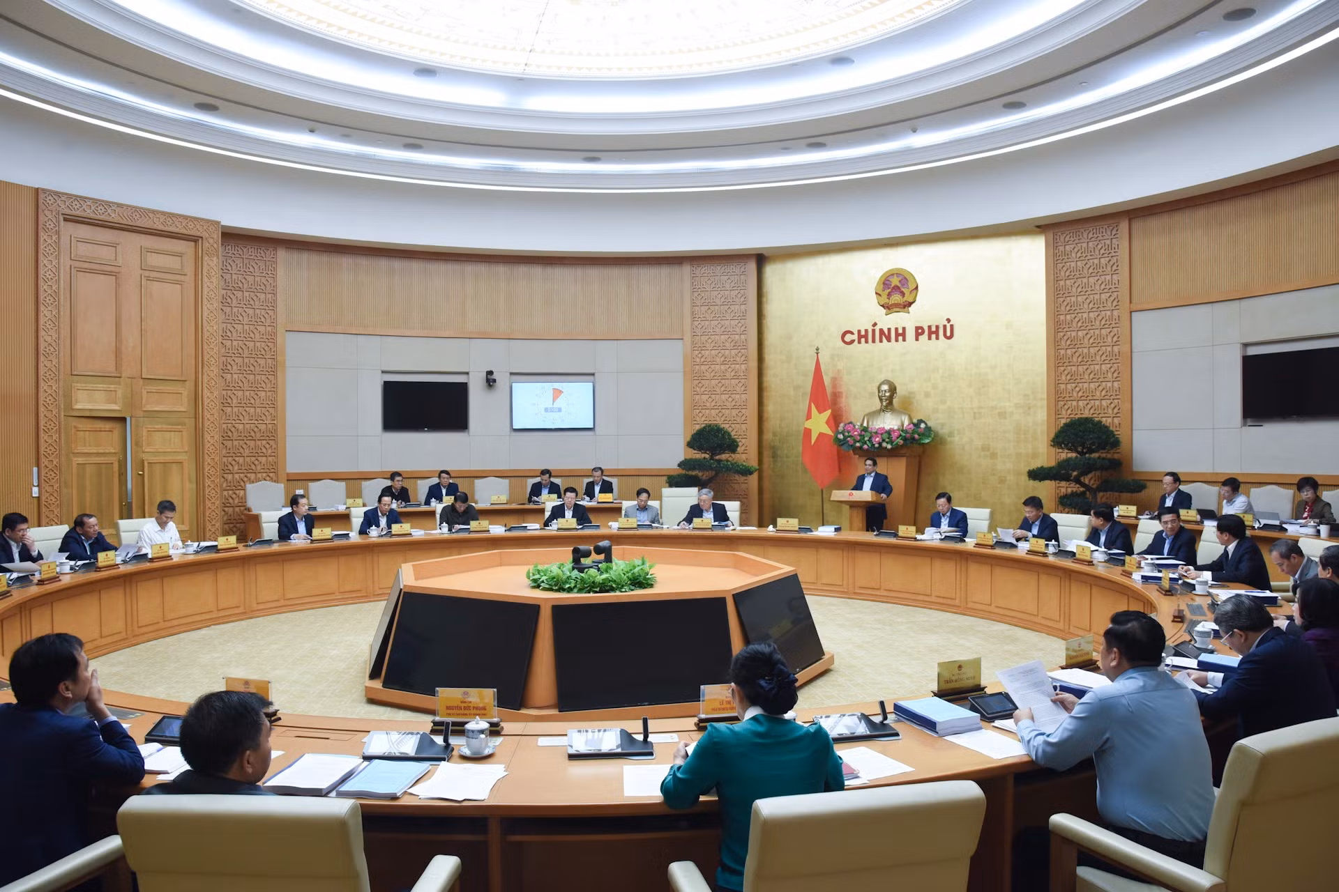 Vista de la reunión.