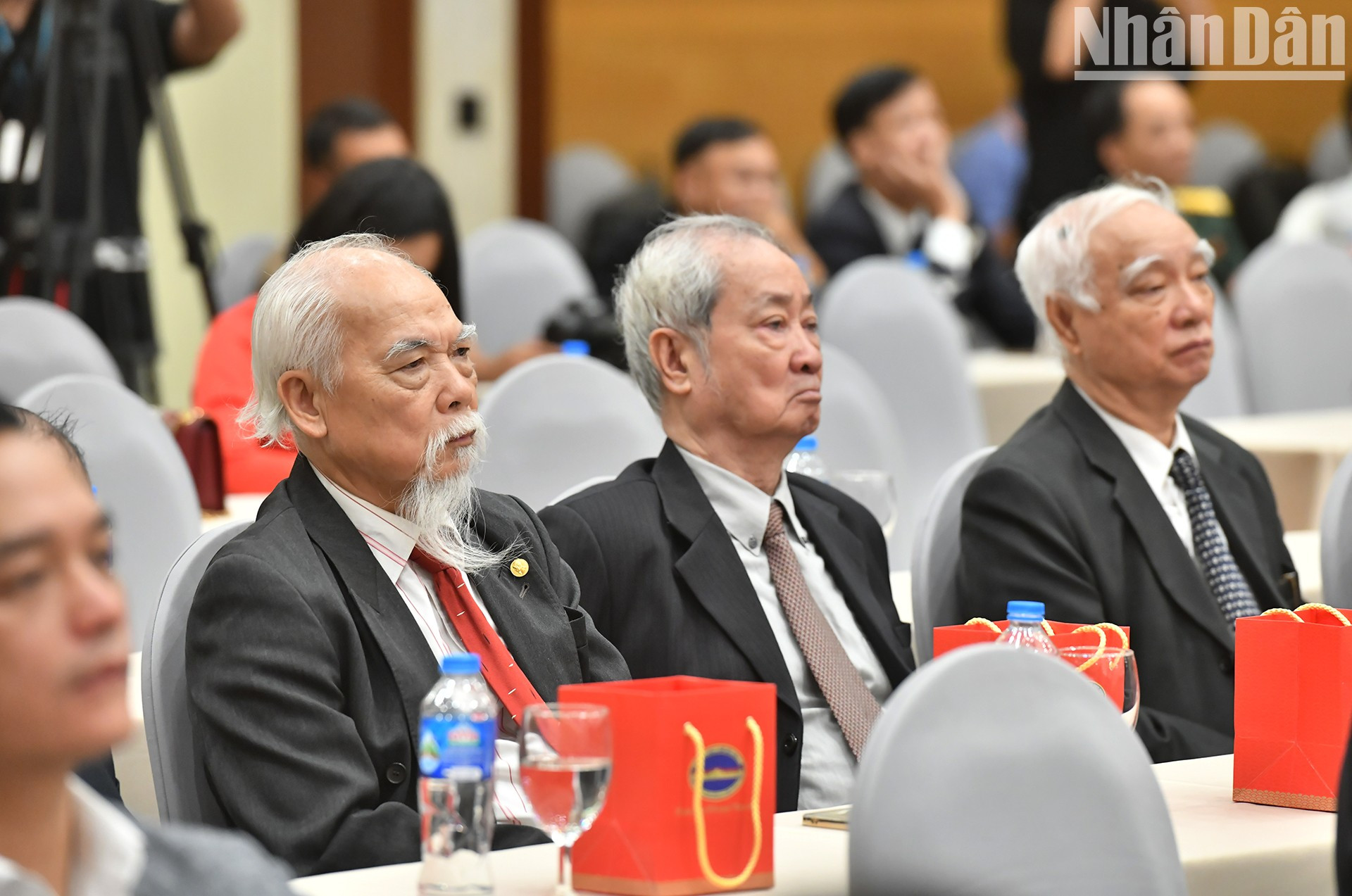 Los asistentes al evento.