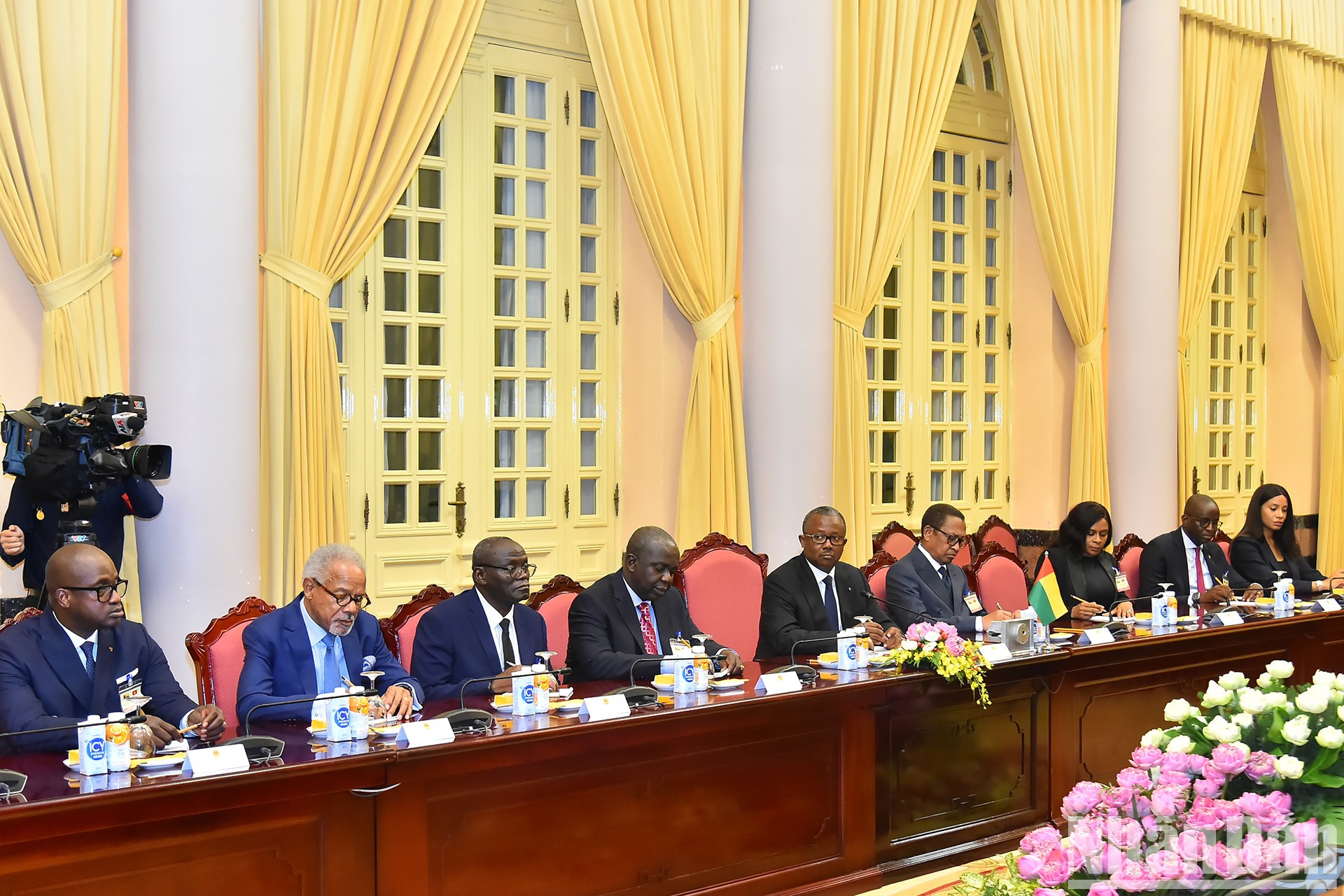 Delegados de Guinea-Bissau. Delegados de Guinea-Bissau.