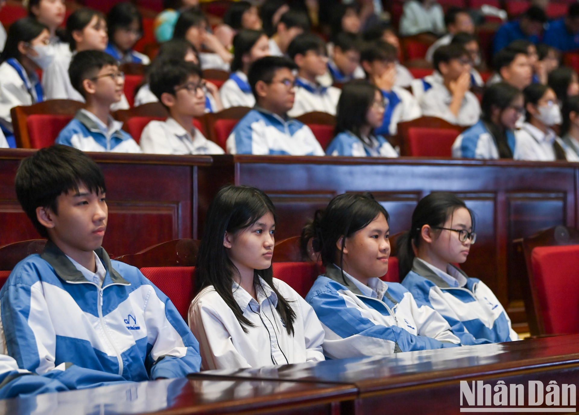 Jóvenes en Bac Ninh participan en el evento. Jóvenes en Bac Ninh participan en el evento.