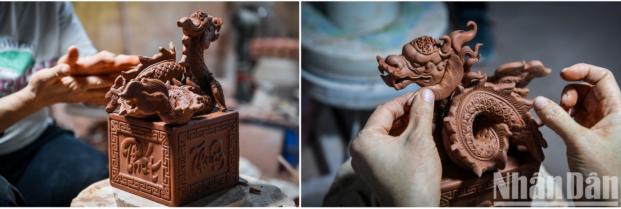 Los artesanos deben concentrarse para garantizar la sofisticación del producto. Los artesanos deben concentrarse para garantizar la sofisticación del producto.