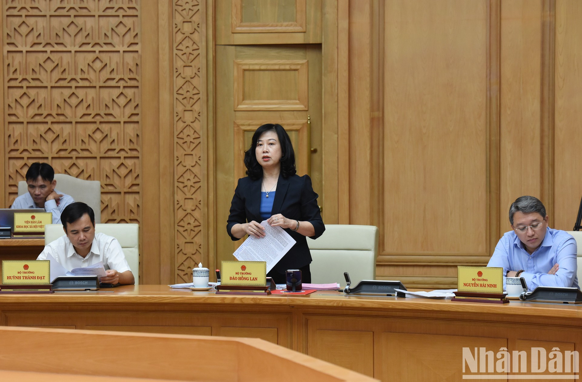 La ministra de Salud, Dao Hong Lan. La ministra de Salud, Dao Hong Lan.