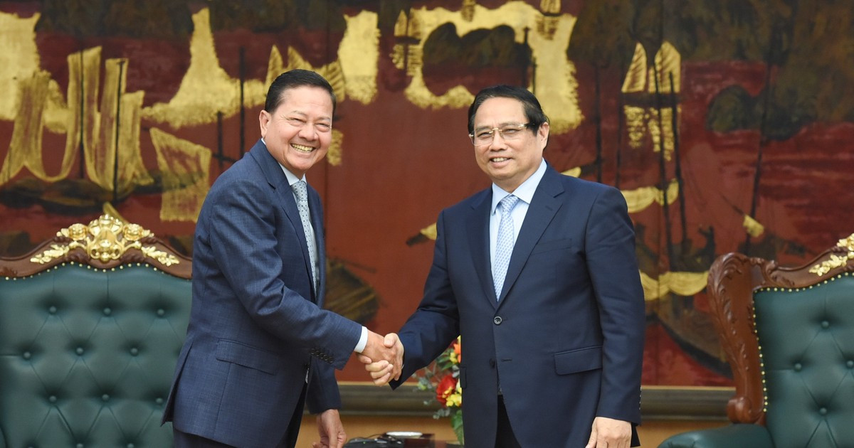[Foto] Premier de Vietnam recibe al subjefe del Gobierno de Camboya