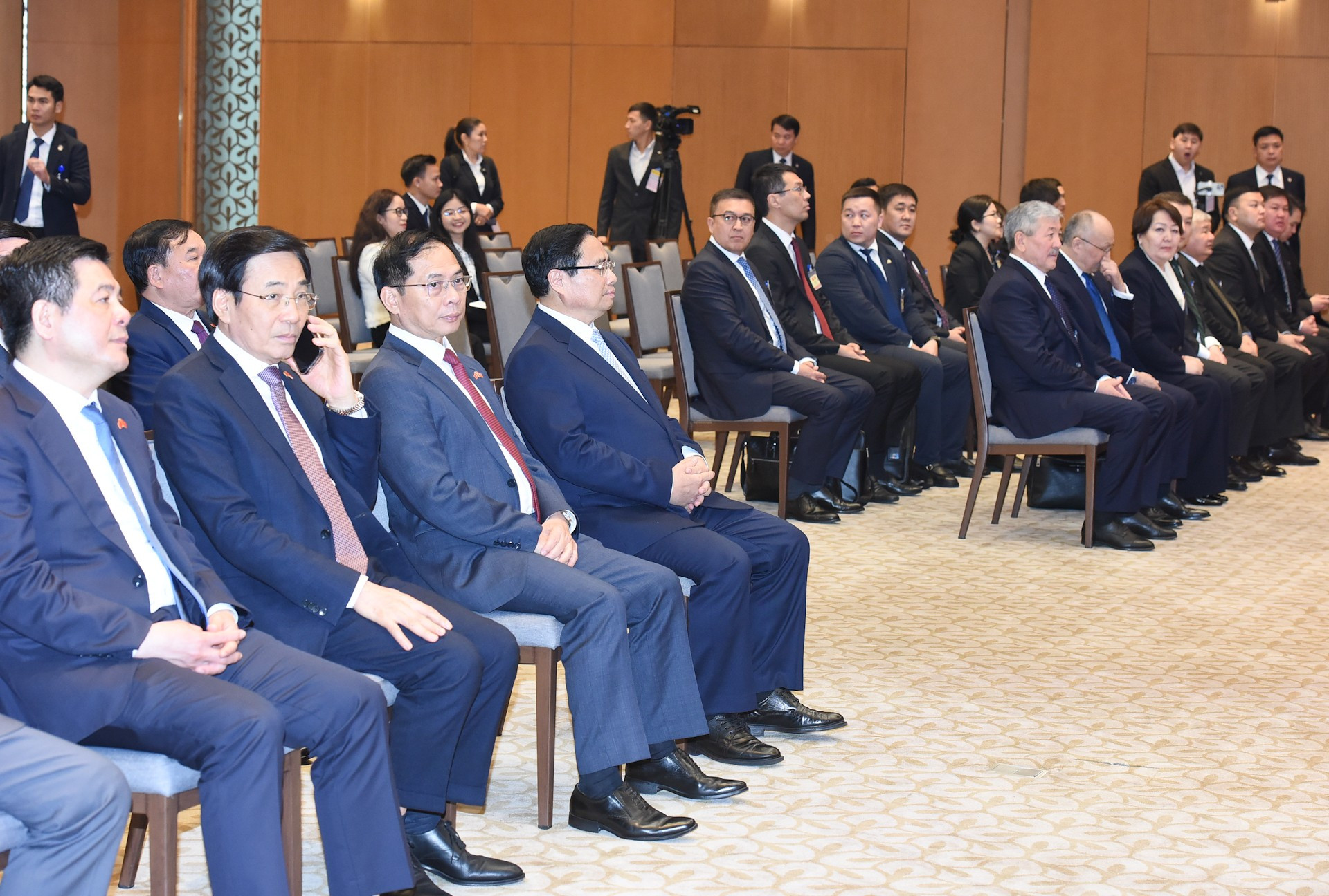 Asistentes a la ceremonia.