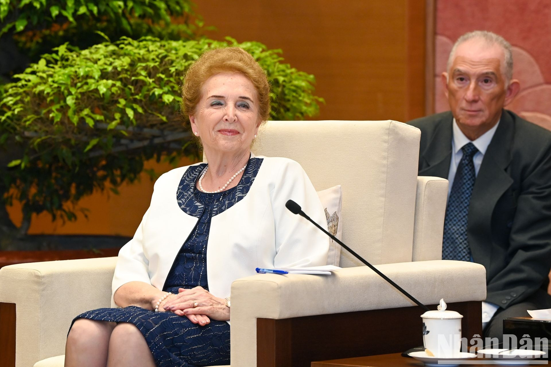 La primera vicepresidenta de la Asamblea Nacional de Hungría, Márta Mátrai.