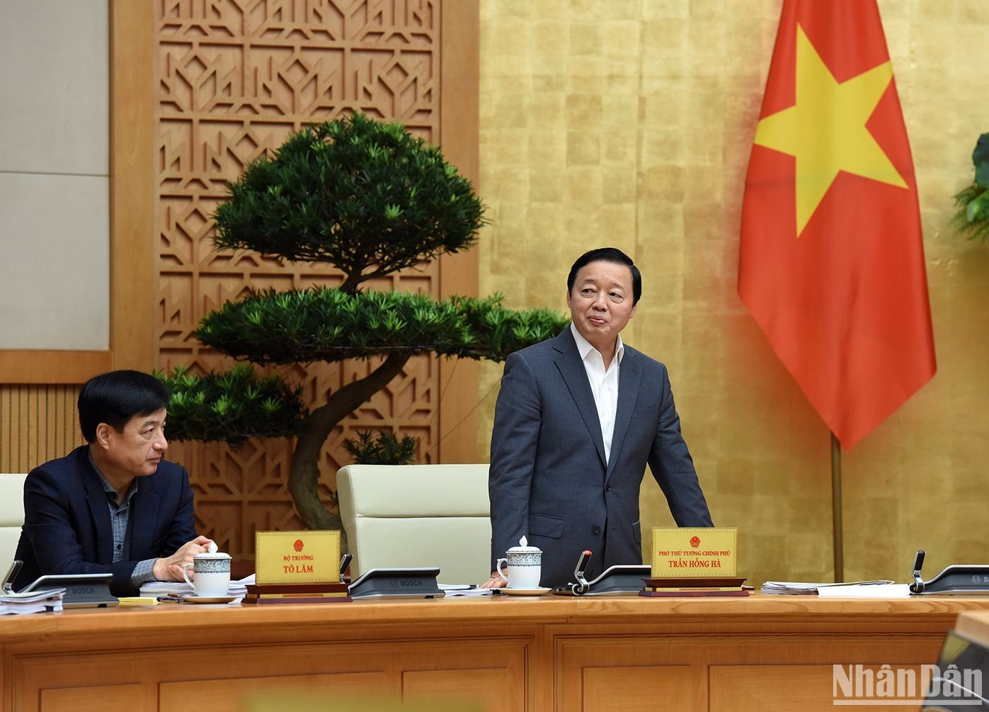 El vicepremier Tran Hong Ha.