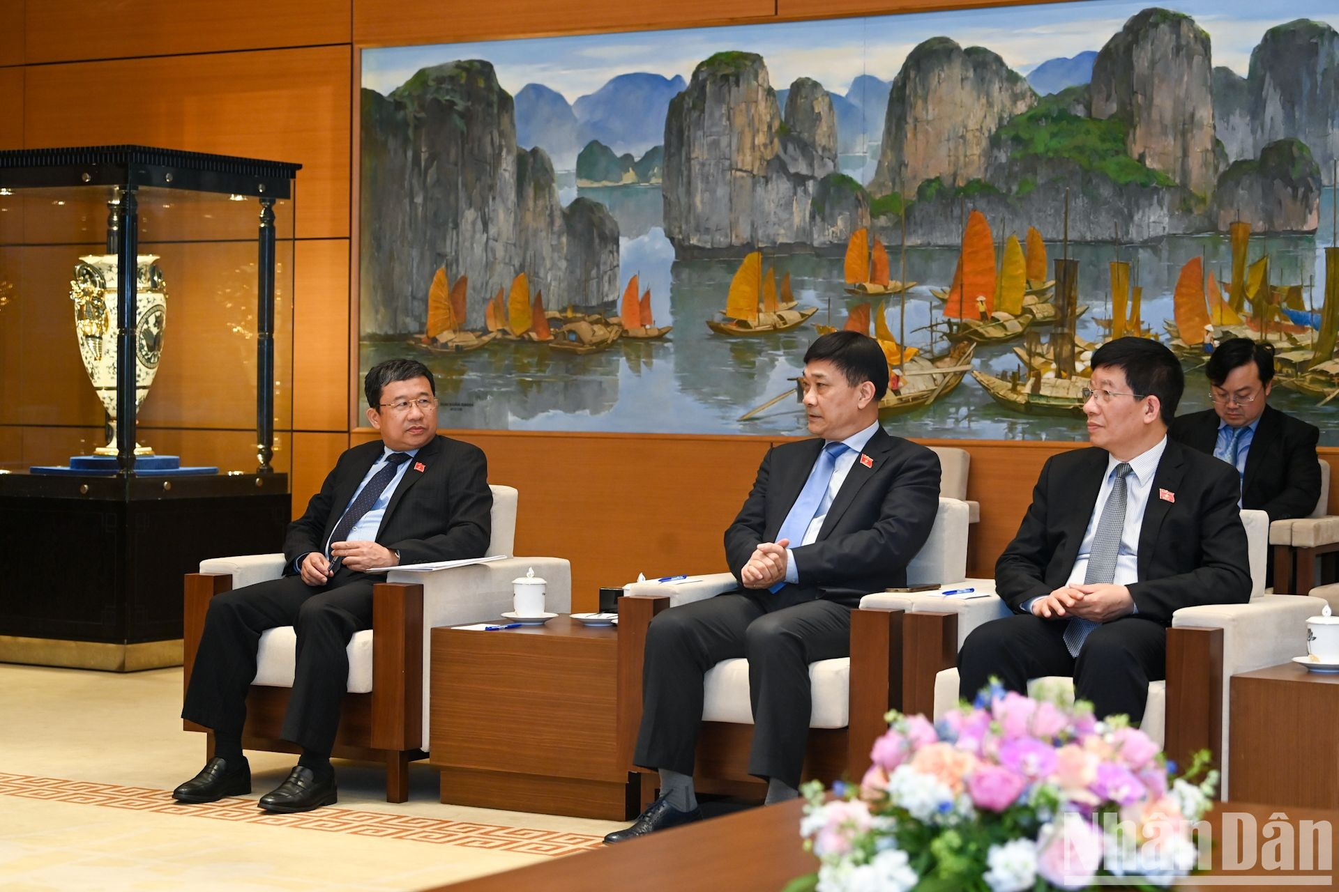 Delegados vietnamitas.