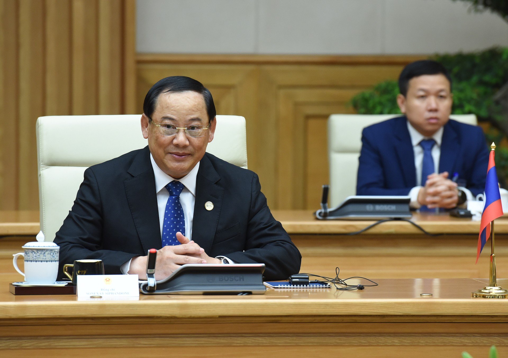 El premier de Laos, Sonexay Siphandone. El premier de Laos, Sonexay Siphandone.