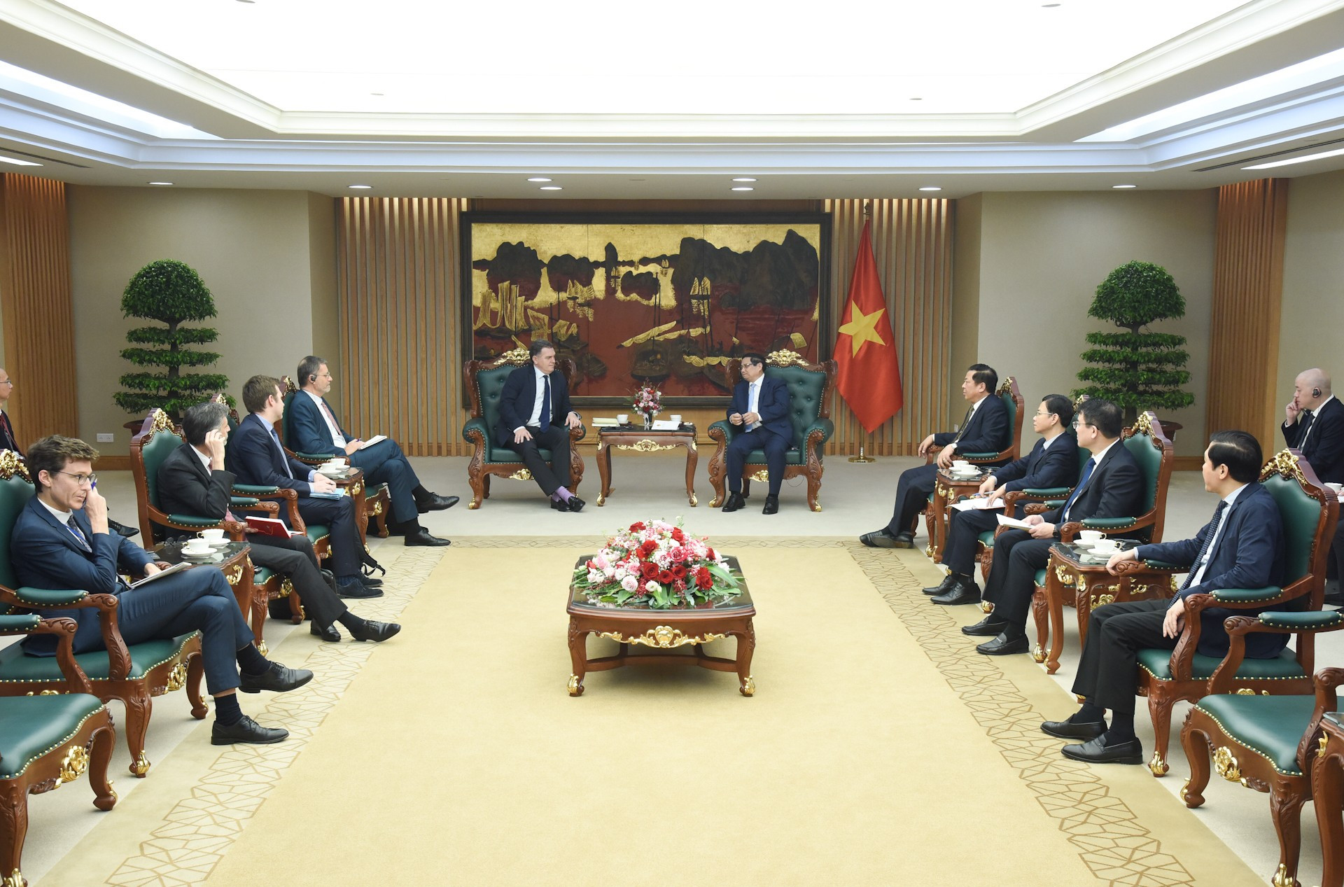 Vista del encuentro.