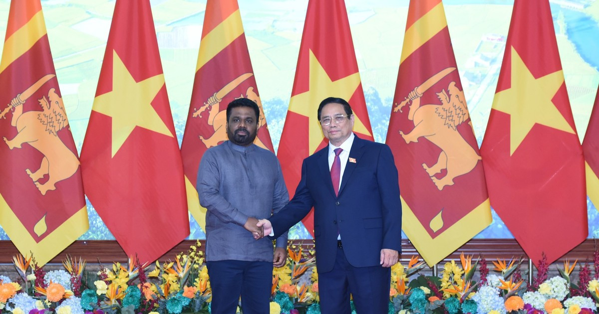 [Foto] Premier de Vietnam sostiene conversaciones con presidente de Sri Lanka