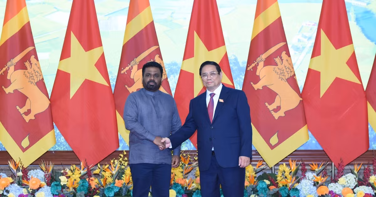 [Foto] Premier de Vietnam sostiene conversaciones con presidente de Sri Lanka
