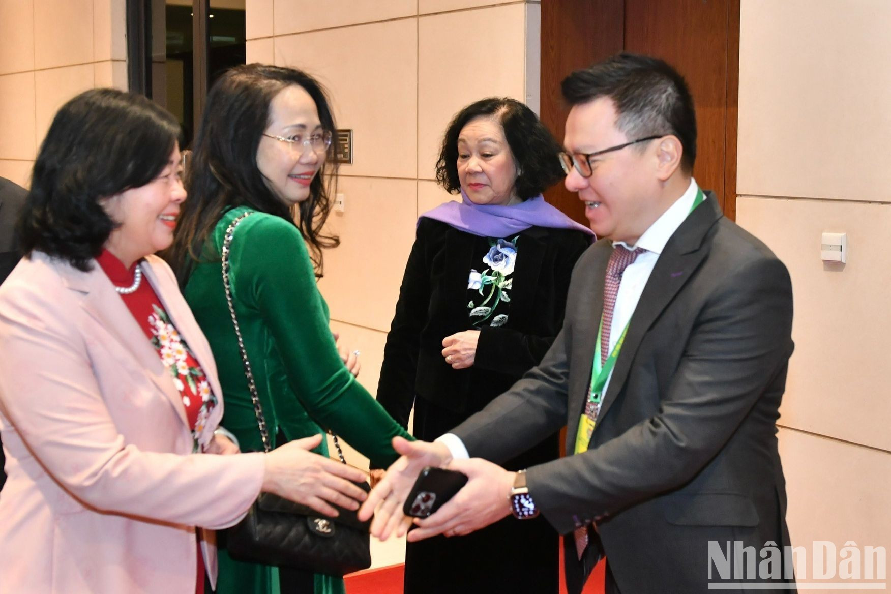 Delegados en el evento.