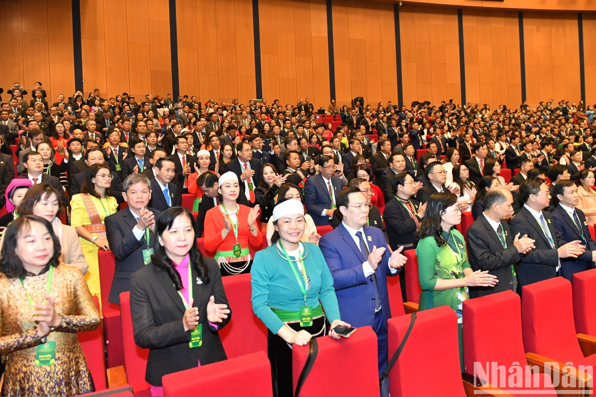 Delegados en el evento.